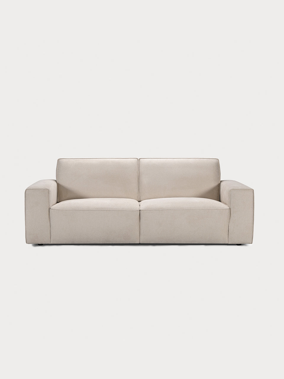 Sofá de 3 plazas de 228 cm de ancho en color beige