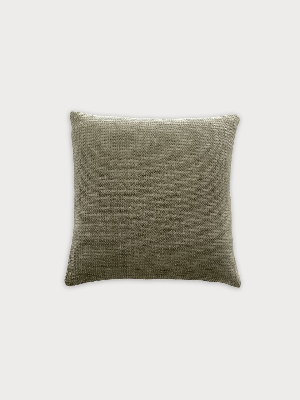 Cojín cuadrado verde 45 x 45 cm con relleno incluido