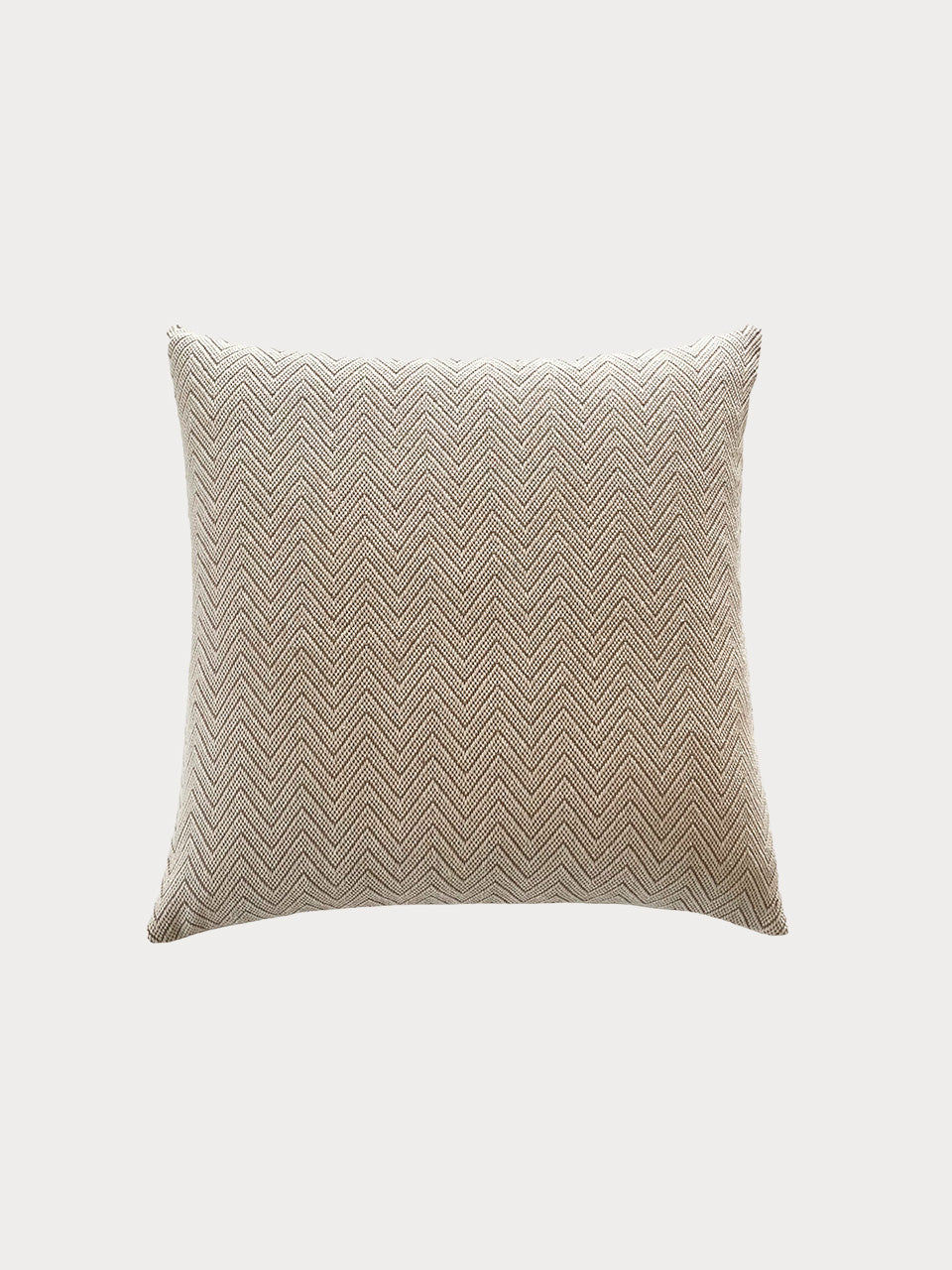 Cojín cuadrado diseño zigzag 60 x 60 cm con relleno incluido