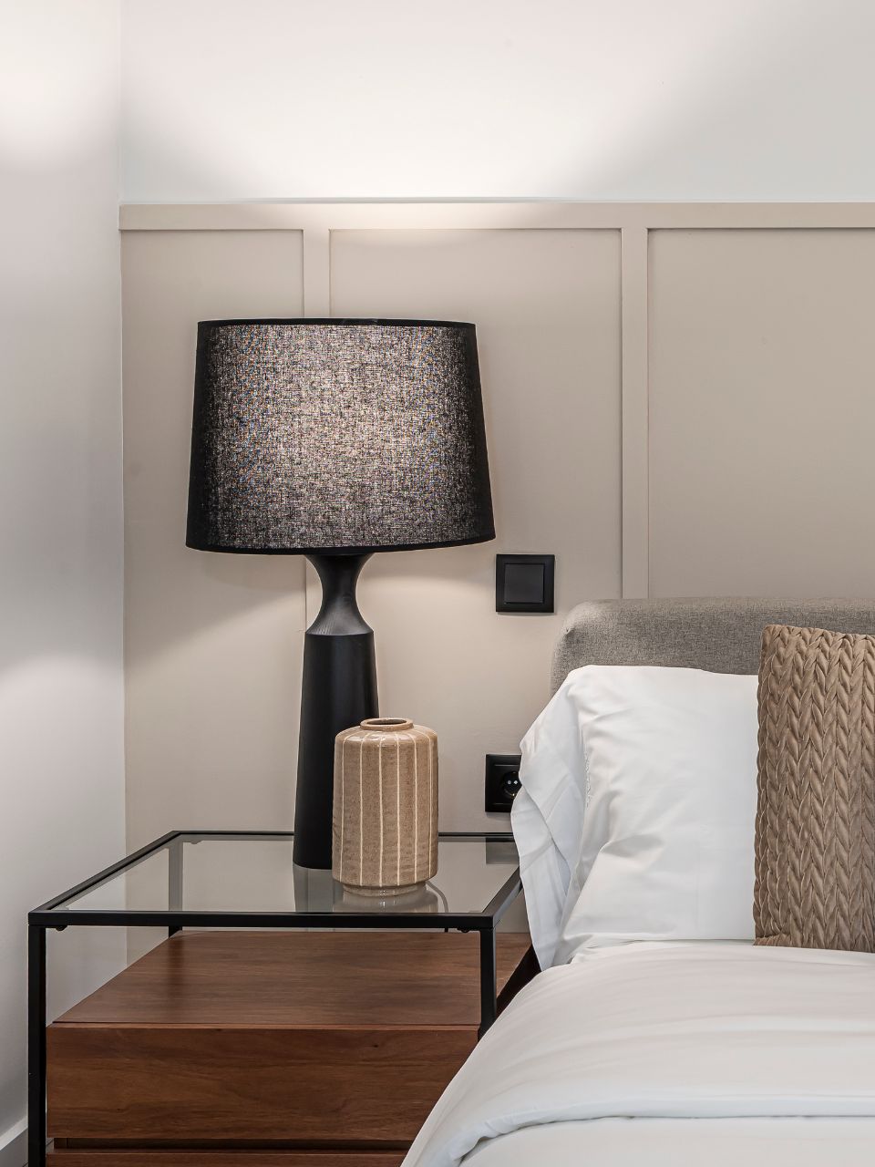 Jarrón de cerámica.