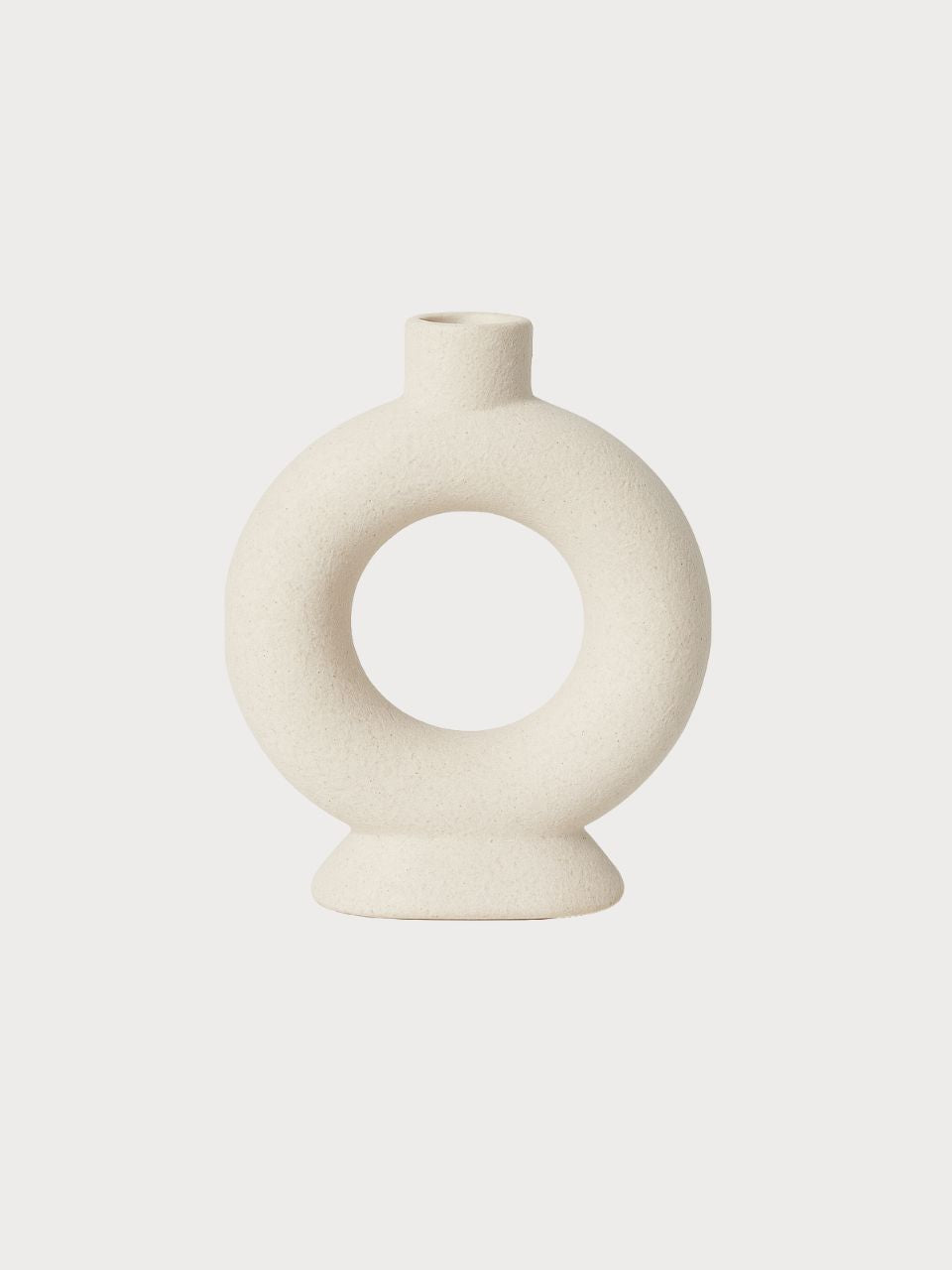 Jarrón de cerámica.