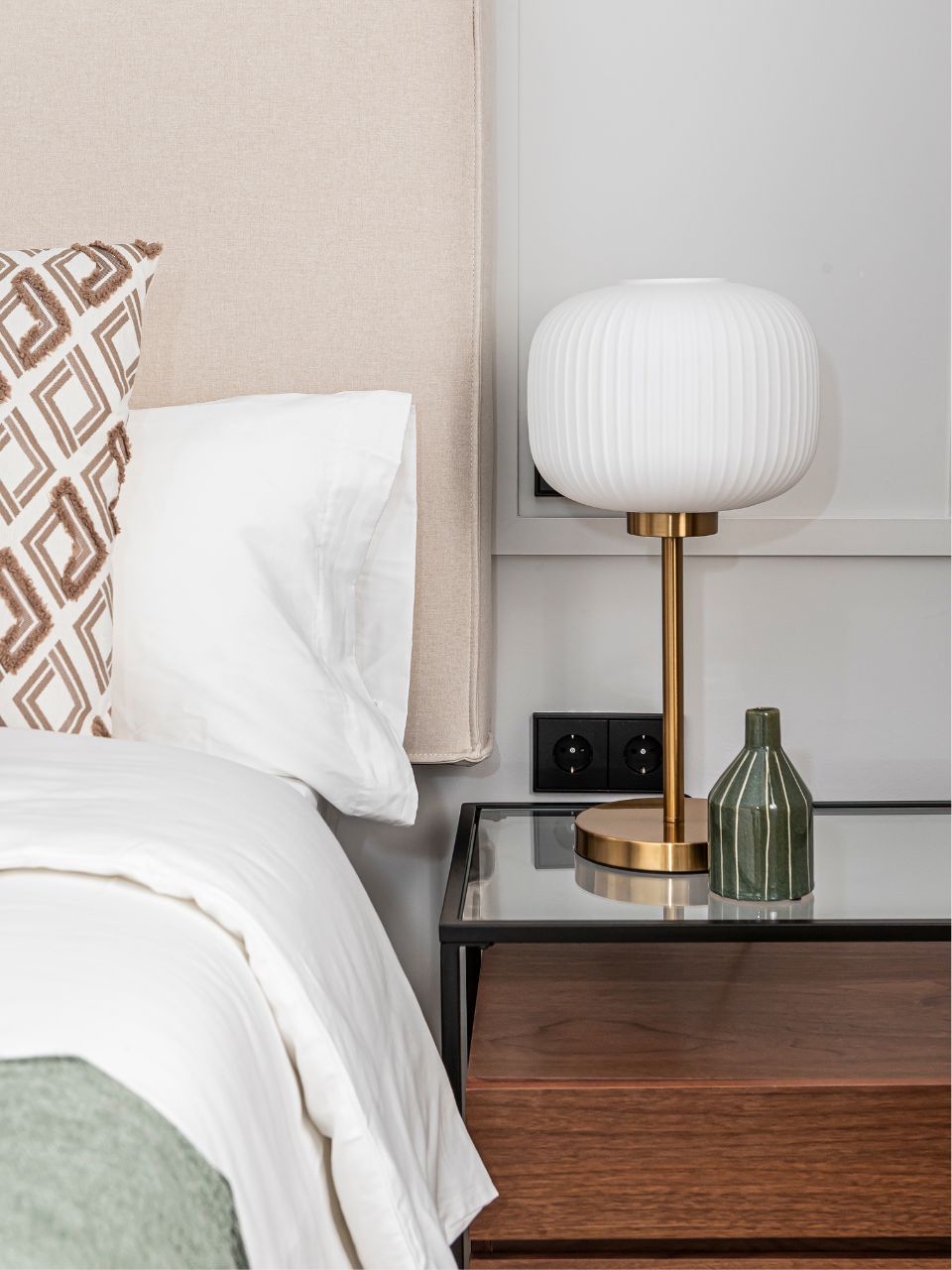 Jarrón de cerámica.