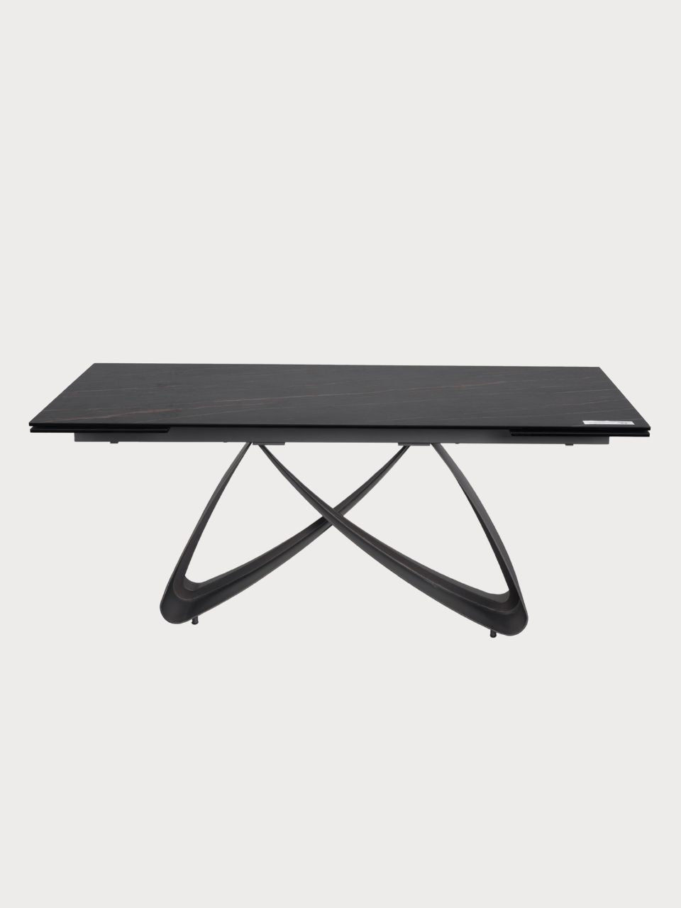 Mesa de comedor rectangular extensible de cerámica