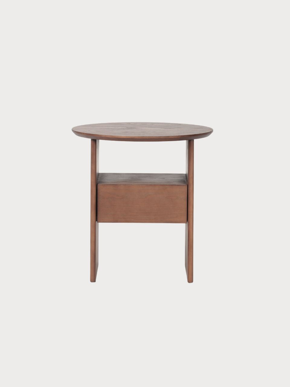 Mesita de noche clásica 1 cajón