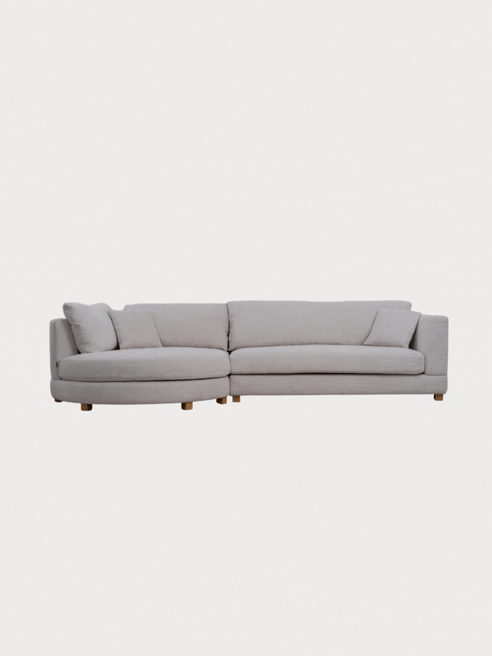 Sofá COQUETTE 3 plazas con chaise reversible | Filakia
