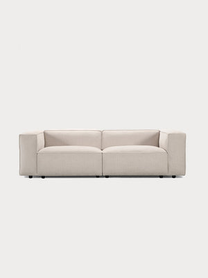 Sofá 130 cm color beige estilo soft
