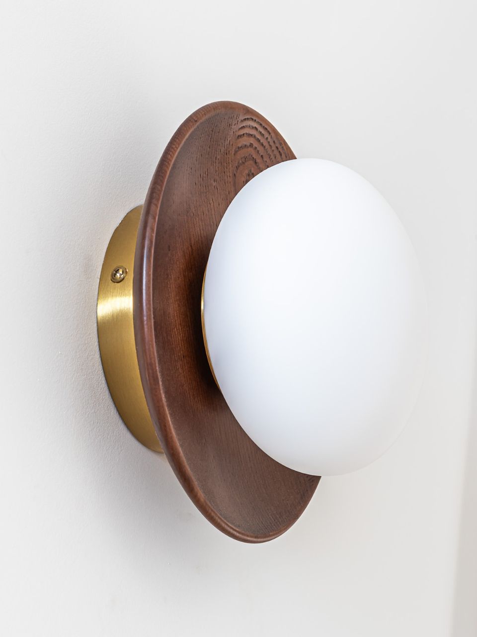 Aplique de pared marron