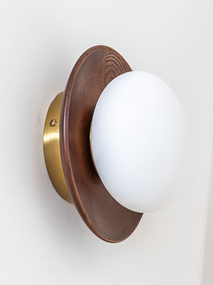 Aplique de pared marron