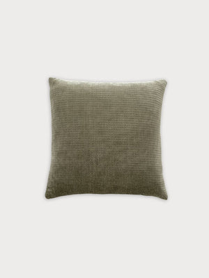 Cojín cuadrado verde 45 x 45 cm con relleno incluido