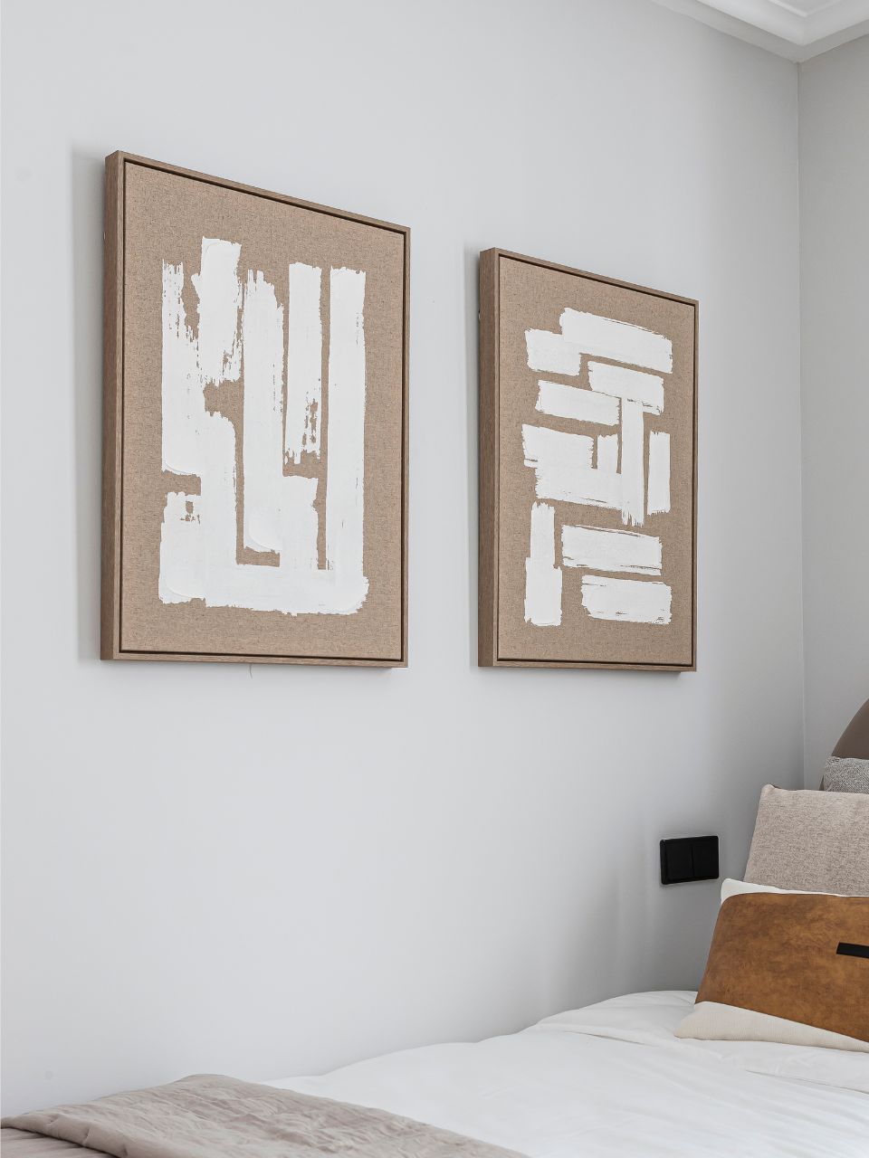 Cuadro decorativo pintado a mano con marco incluido (50x70 cm)