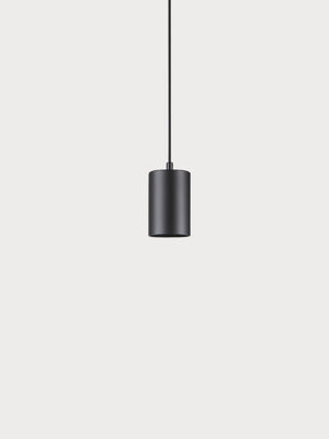 Lámpara de techo de madera negra