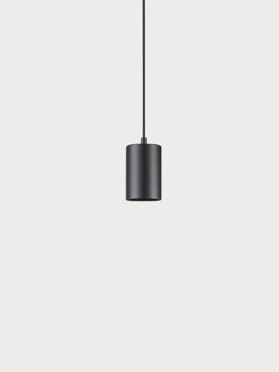 Lámpara de techo de madera negra