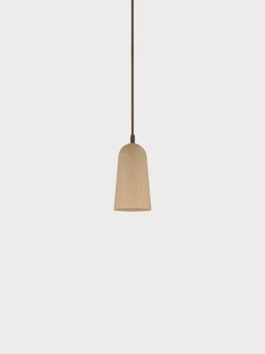 Lámpara de techo de madera natural