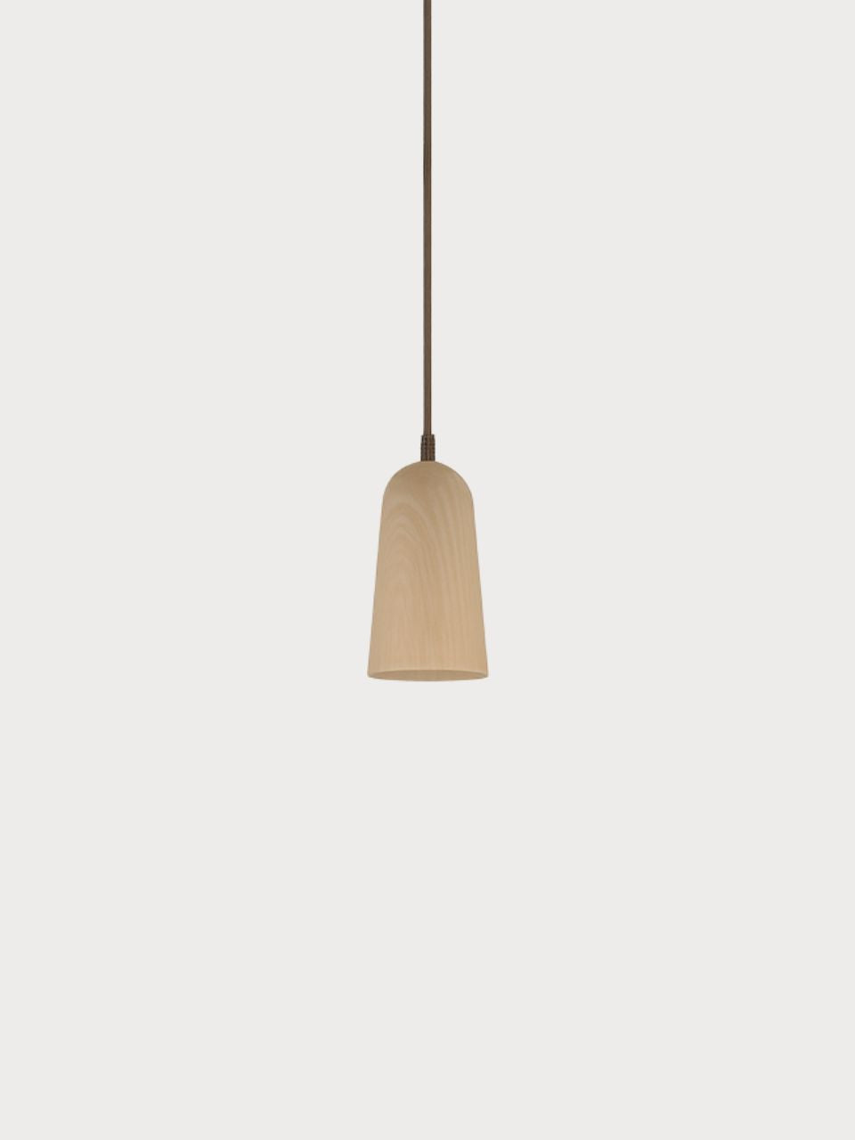 Lámpara de techo de madera natural