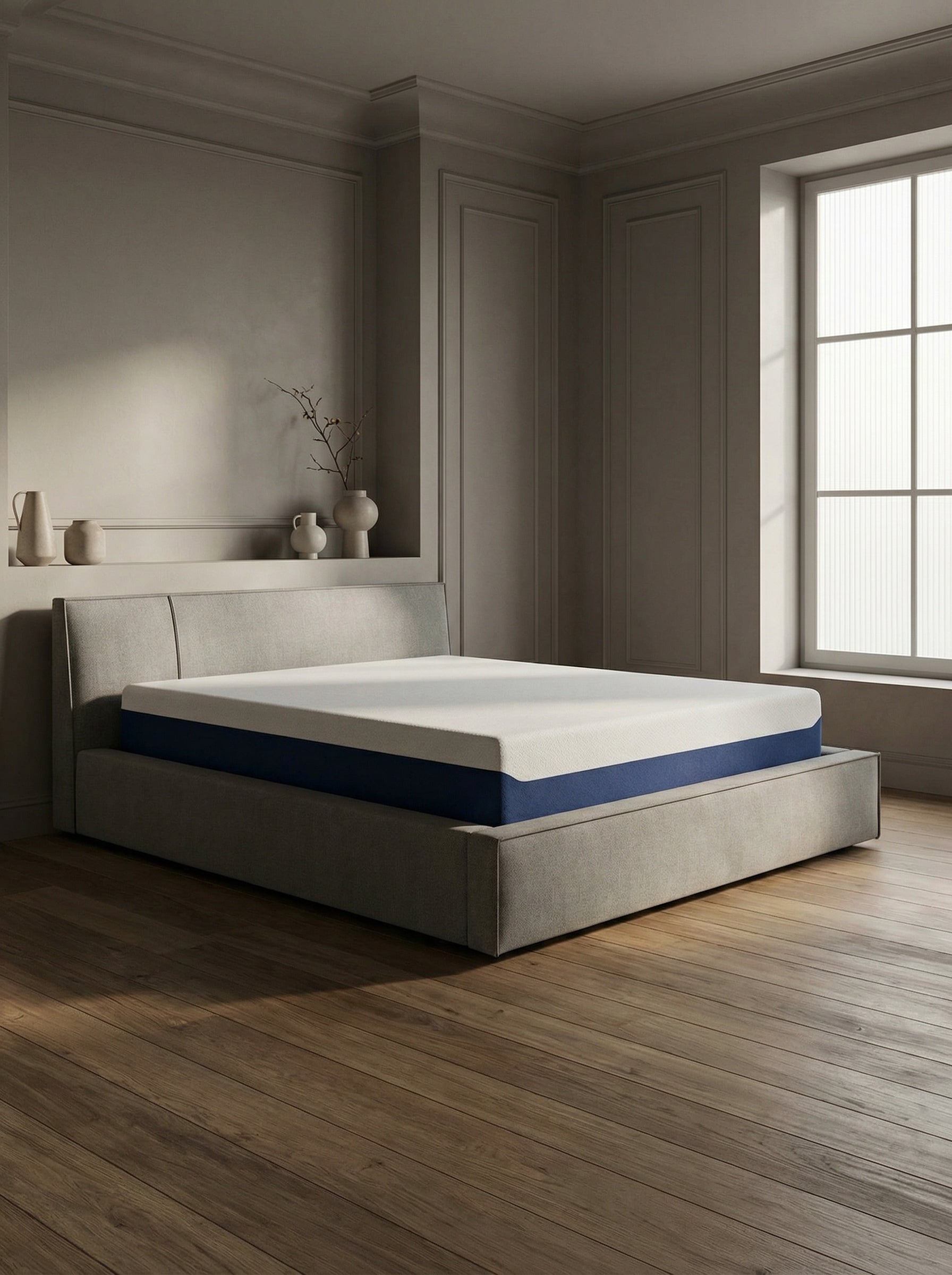 Pack dormitorio LISE + colchón IRIA Gel Premium