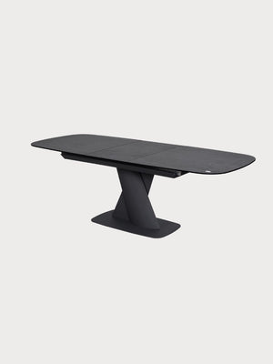 Mesa de comedor extensible con tablero de cerámica