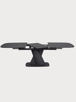 Mesa de comedor extensible con tablero de cerámica