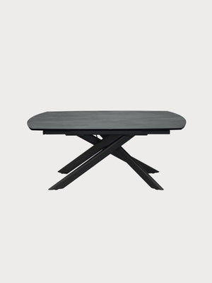 Mesa de comedor extensible con tablero de cerámica