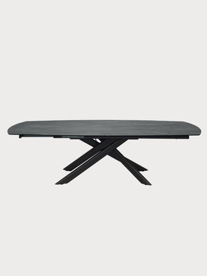 Mesa de comedor extensible con tablero de cerámica