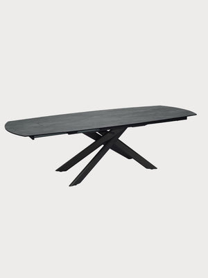 Mesa de comedor extensible con tablero de cerámica