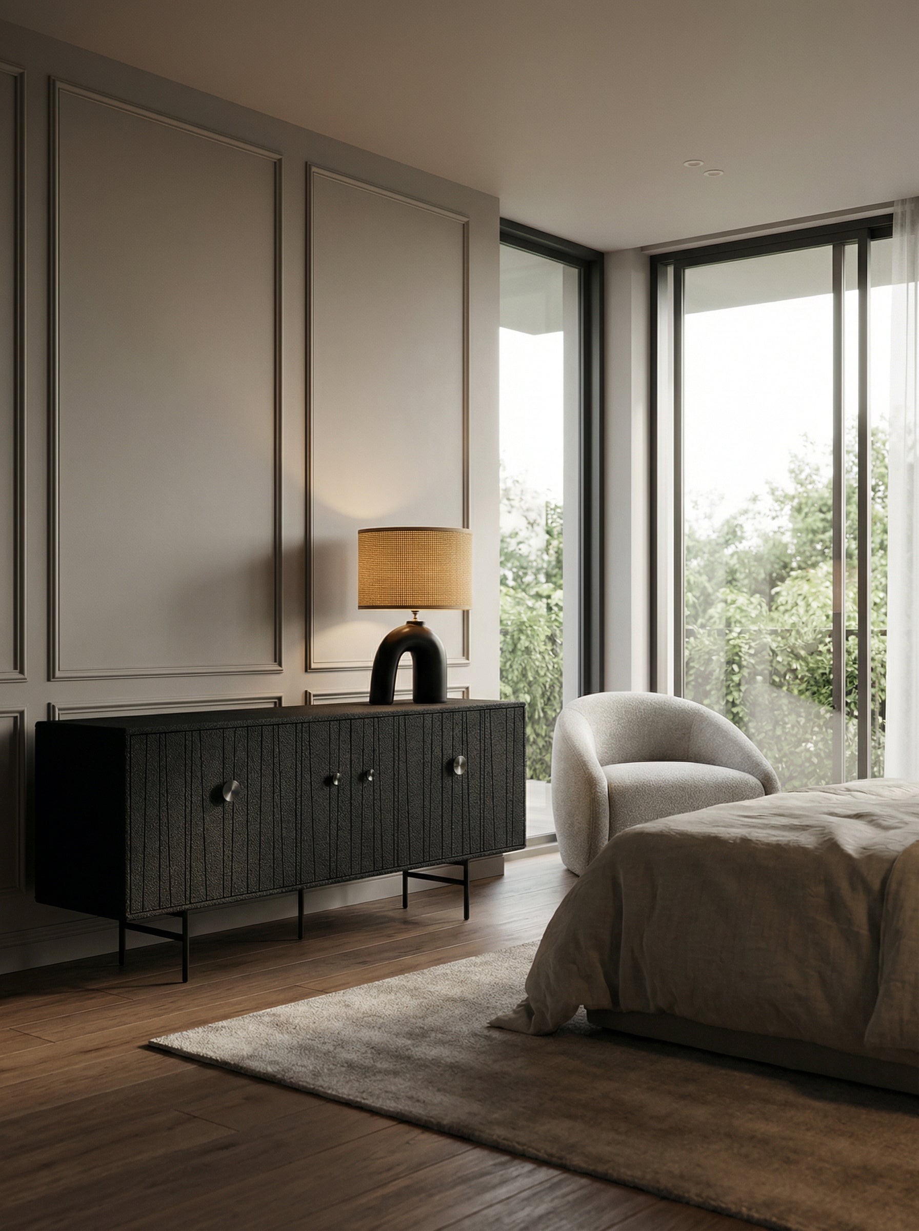 Pack dormitorio ROCCO + lámpara ARENA